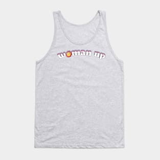 Woman Up Girl Boss Feminist Design Tank Top